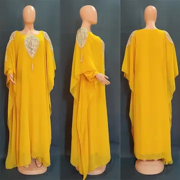 African Dresses for Women Vetement Femme 2022 Summer Dashiki Gold