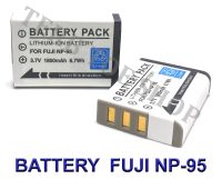 (แพ็คคู่ 2 ชิ้น) FNP95 / NP95 / FNP-95 / NP-95 Camera Battery Fuji แบตเตอรี่กล้องฟูจิ Fujifilm X30,Fujifilm X70,Fujifilm X100,X100S,X100T,X-S1,FinePix F30,F31 fd,Real 3D W1 BY TERB TOE SHOP