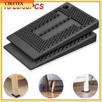 CIRETEX 10/20/35PCS ปรับได้ กันลื่น ขาตั้งโซฟา จุกปิด ตัวยึดเครื่องซักผ้า แผ่นรองเฟอร์นิเจอร์ ตาราง shims