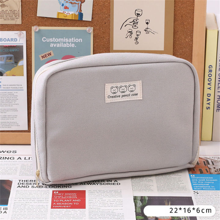 กล่องดินสอ-kawaii-กระเป๋าดินสอลายน่ารักเครื่องเขียนญี่ปุ่นกระเป๋าดินสอความจุมากเกาหลี