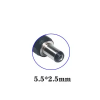 Dc 5.5*2.1Mm/5.5*2.5.5ปลั๊กไฟ9Mm ช่องเสียบตัวผู้อะแดปเตอร์หางปลาปลั๊กหัวเสียบ