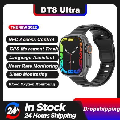 ZZOOI Smart Watch DT8 Ultra NFC GPS Track 49mm Men Women Smartwatch Series 8 Thermometer BluetoothCall Waterproof Sports For  Apple