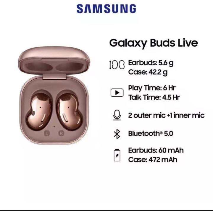 samsung-galaxy-buds-live-r180-หูฟังบลูทูธไร้สาย-ชาร์จแบตไร้สาย-เอียร์บัดหูฟัง-tws-bluetooth-earbuds-wireless-charge