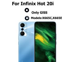 ใหม่กรอบด้านหลังกระจกกล้องถ่ายรูปสำหรับ Infinix 20I ร้อนพร้อมกาวสติกเกอร์ป้องกันจากกล้อง