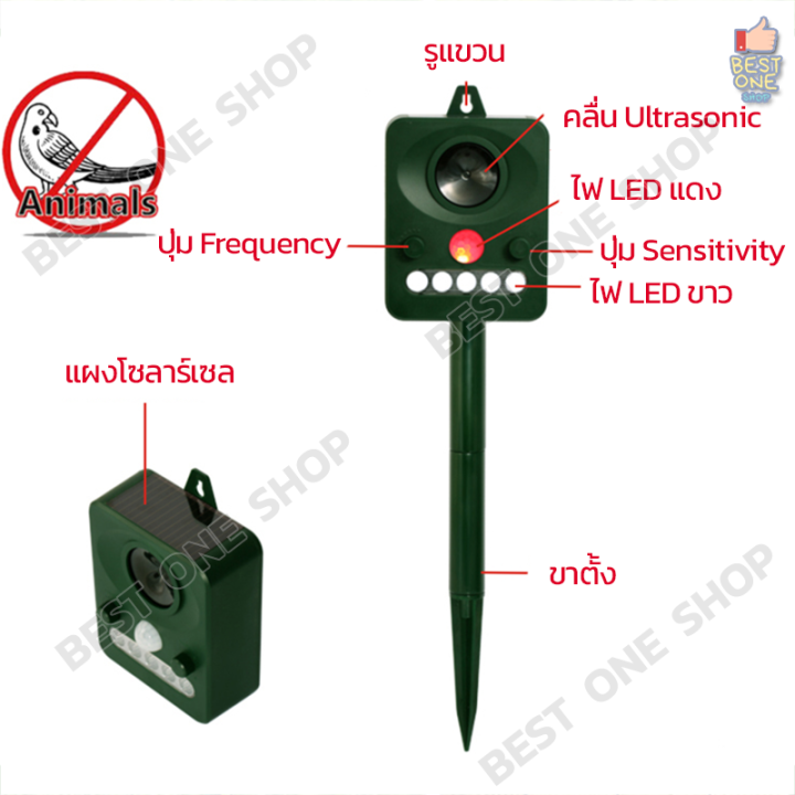 a6-เครื่องไล่สัตว์-4-ขา-solar-cell-ไล่หมา-ไล่แมว-ไล่หนู-ไล่นก-แบบกลางแจ้ง-เครื่องไล่สัตว์แบบโซล่าเซลล์