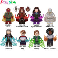 LS【ready Stock】READY STOCK Legoing Scarlet Witch Wanda Vision Minifigures Building Blocks Toys For Kids1【cod】