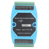 Voltage Acquisition Module Data Collector Logger 16AD 0‑10V WSM01-2 16‑channel