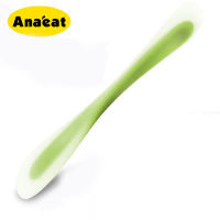 Anabeat 1Pc เครื่องมือทำขนมอบ untuk Ukek คู่ Silikon ช้อนไม้พายผสมไม้พายทำขนมอบพายคุ้กกี้ช้อนตัก Mentais Krim