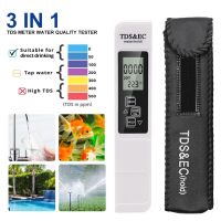 【LZ】☄❡  Multifuncional Temperatura Tester Pen Água Digital Qualidade Tester TDS Medidor CE TEMP PPM Tester 3 em 1 1 Conjunto