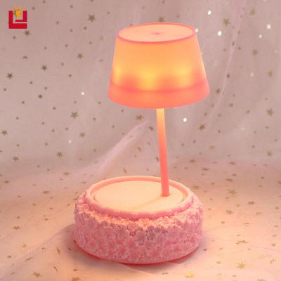 YONUO Led เพลงน่ารักขนาดเล็กโคมไฟโต๊ะข้างเตียงไฟตอนกลางคืนสำหรับเด็กของขวัญตกแต่งห้องเพลง