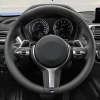 Hand-stitched Black Suede Car Steering Wheel Cover For BMW M Sport F30 F31 F34 X1 F07 F10 F11 X2 F25 F32 F33 F36 F39 X3 F48