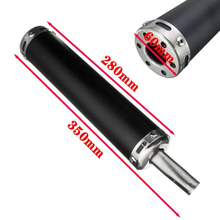 siler-siler-siler-2จังหวะ20มม-มอเตอร์ไซด์วิบากสกู๊ตเตอร์สองจังหวะท่อไอเสียแข่ง60x280mm-ท่อไอเสียปะเก็นเสียงเงียบ50-250cc-2จังหวะ