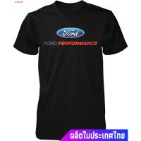 เสื้อยืดโอเวอร์ไซส์Luner เสื้อยืดกีฬา Ford Performance T-Shirt Mustang GT ST Racing (Front Print) Mens Womens T-shirts  92E9