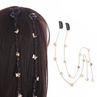 【YF】✷❈  Gold Color Hair Chain Fashion Metal Braided Tassels Hairpin Accessories Decoration