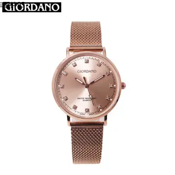 Rose gold shop watches giordano