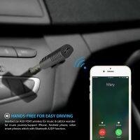 B09 ตัวรับสัญญาณบูลทูธ ในรถยนต์ เปลี่ยนลำโพงธรรมดาเป็นลำโพงบูลทูธ Car Bluetooth AUX 3.5mm (Yaya)