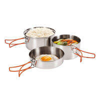 Seagull ชุดแคมป์ปิ้ง คอมแพค (3 ชิ้น) รหัส 100385501[ #Cookware Sets  ]