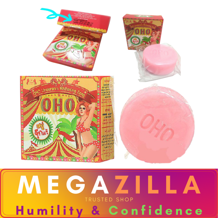 OHO Underarm Whitening Soap especially Black Armpit, Cleans Dark