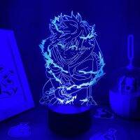 ☒﹍ Anime Izuku Midoriya Deku 3D Led Night Lights Colorful Gifts For Friends Women Bedroom Decor Manga My Hero Academia Otaku Lamp