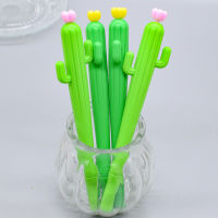 100 pcs wholesale soft gel cactus neutral pen plant creative signature pen Korean stationery office supplies wholesale