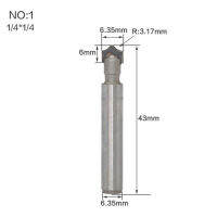 1ชิ้น1/4 "1/2" ก้านคลาสสิกคู่ดอกกัดไม้คาร์ไบด์ C3สลักงานไม้ราคาดอลลาร์บิตเครื่องมือ