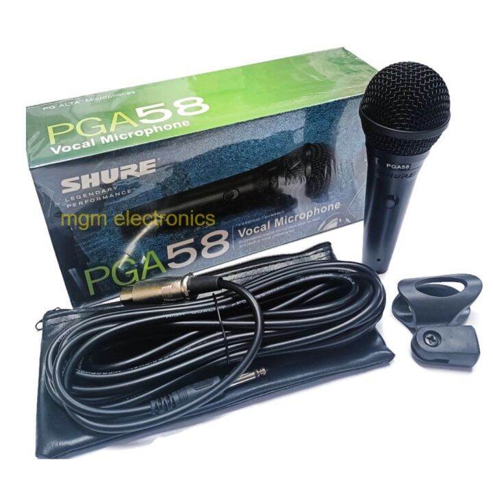 SHURE PGA58 Cardioid Dynamic Vocal Microphone Lazada PH