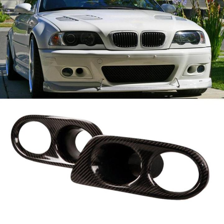 real-carbon-fog-light-cover-surrounds-air-duct-for-bmw-3-series-e46-m3-01-06