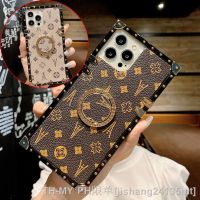 【LZ】✉☈  Luxury Leather Phone Case for iPhone 14 13 Pro Max 11 12 iPhone13 iphone14 iPhone XR X XS 6 s 8 7 Plus Women Original Back Cover