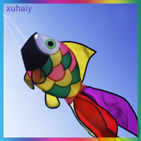 xuhaiy Rainbow Fish Kite windsock ตกแต่งสวนกลางแจ้งเด็ก line ซักรีดของเล่นเด็ก