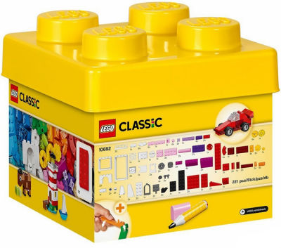 ของแท้LEGO เลโก้LEGO เลโก้อาคารบล็อกของเล่นชุดสร้างสรรค์คลาสสิกสร้างสรรค์ขนาดเล็กสร้างกล่อง10692
