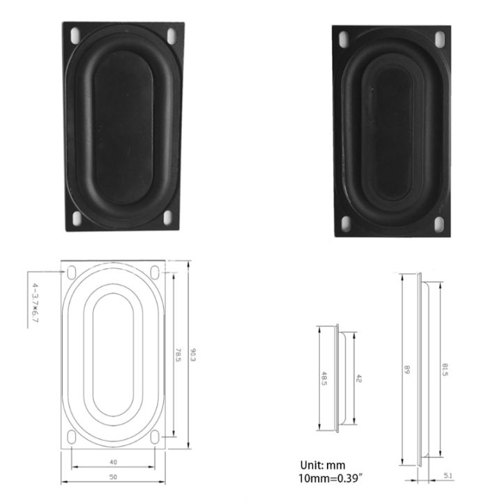 ลำโพงเบสหม้อน้ำวูฟเฟอร์แบบสั่น2ชิ้น-ชุดซ่อมโฮมเธียเตอร์-diy-ซับวูฟเฟอร์แบบพาสซีฟลำโพงซับวูฟเฟอร์70มม