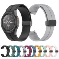 ﹉▨ Magnetic Band For Samsung Galaxy Watch 5 Pro 45mm/4 Classic 46mm 42mm/5 4 44mm 40mm Smartwatch Sport Silicone Bracelet Strap