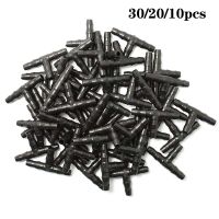 30/20/10Pcs Barb Tee Connector 1/4 Inch Hose Garden Lawn Watering Irrigation Connector 4/7 Mm Hose Connector Garden Accessories