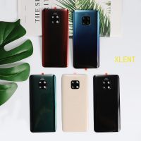 Mate20ปลอกหุ้มสำหรับ Huawei โปร Mate 20 Pro เคสด้านหลังซ่อมฝาหลังปิดโทรศัพท์กระจกแก้วสำหรับหลังประตู + โลโก้