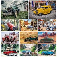 Retro Car Metal Poster 80s Car Oil Painting Vintage Tin Signs Plate For Bar Pub Garage Chess Room Home Wall Decor 20x30cm Drawing Painting Supplies