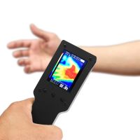 MLX90640 2.4 Inch 32 x 24 Infrared Thermal Imager Handheld Thermograph Thermal Infrared Temperature Sensor Black