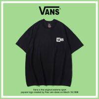 ✐ Wansz Van เสื้อยืดคอกลมผ้าฝ้ายทรงหลวมสําหรับผู้ชายและผู้หญิง