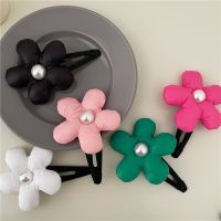 2pc Vintage Big Flower BB Hairpin Hair Claws Clips for Girls Women Ladies Crab Korean Wedding Party Gift Hair Accessories