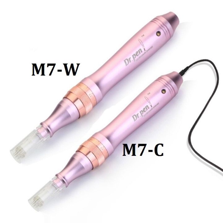 dr-pen-ultima-m7-with-2-pcs-needles-micro-needling-machine-derma-pen-microneedle-therapy-cartridges-mesotherapy-skin-care-tools