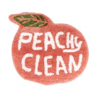 Cartoon Fruit Door Mat Water Uptake Non-Slip Doormat Peach Home Land Pad Bedroom Toilet Doorway Floor Mat