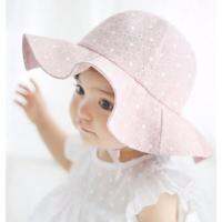 Baby Summer Fashion Infant Visor Cotton Floral Print Beach Bucket Hats