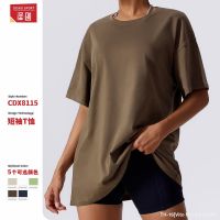 ☋☜☫ Vito Martha 016A Summer loose tops breathable gym clothes womens breathable yoga clothes blouse outerwear running sports short sleeves 8115