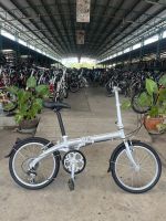 จักรยานพับญี่ปุ่นแบรนด์ดัง DAHON route สีเทาเงิน สภาพใหม่ ตำหนิน้อย