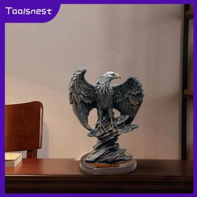 Toolsnest ที่ประติมากรรมรูปปั้นนก Polyresin Art ที่ทันสมัยแสดงของขวัญรูปนกอินทรีตกแต่งสำหรับโต๊ะหัวเตียงโต๊ะห้องนั่งเล่น