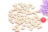 50pcs/pack wood heart shape Confetti JUST MARRIED/LOVE/MR MRS Wooden props wedding supplies Button Unique Guestbook buckle