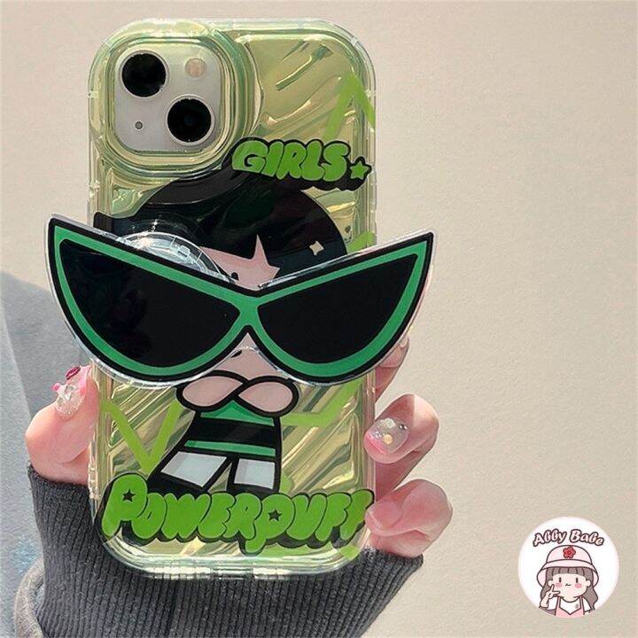 เคสโทรศัพท์มือถือ-นิ่ม-ปิดด้านหลัง-ลายการ์ตูน-handsome-sunglass-แวววาว-พร้อมช่องใส่บัตร-สําหรับ-iphone-14-12-x-xs-xr-7plus