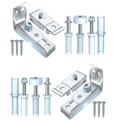 Bi-fold Sliding Door Pivot Hinges Stainless Steel Top Pivots Closet Furniture Bi-Fold Door Hinges Hardware Repair Kit