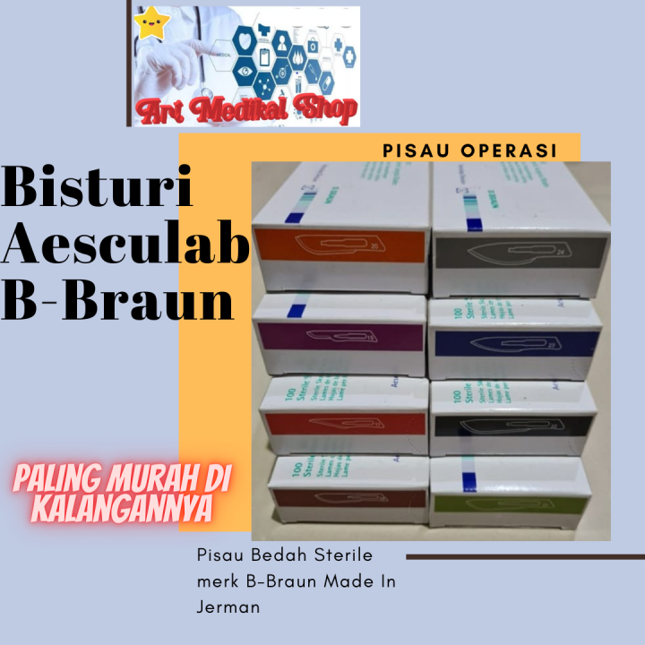 Bisturi Aesculap B-Braun/ Surgical Blade B-Braun/ Pisau Beda Operasi No ...