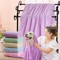 【CC】 140X70CM Oversized Microfiber Absorbing Dog Retriever Supplies