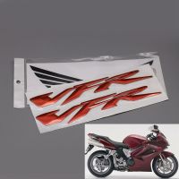 【In-Stock】 SNY hardware สติกเกอร์โลโก้สีแดง/โครเมี่ยม/รถจักรยานยนต์3D VFR สำหรับ Honda VFR400 VFR800 X/f VFR1200อุปกรณ์เสริมพร้อมสติกเกอร์ฟรี